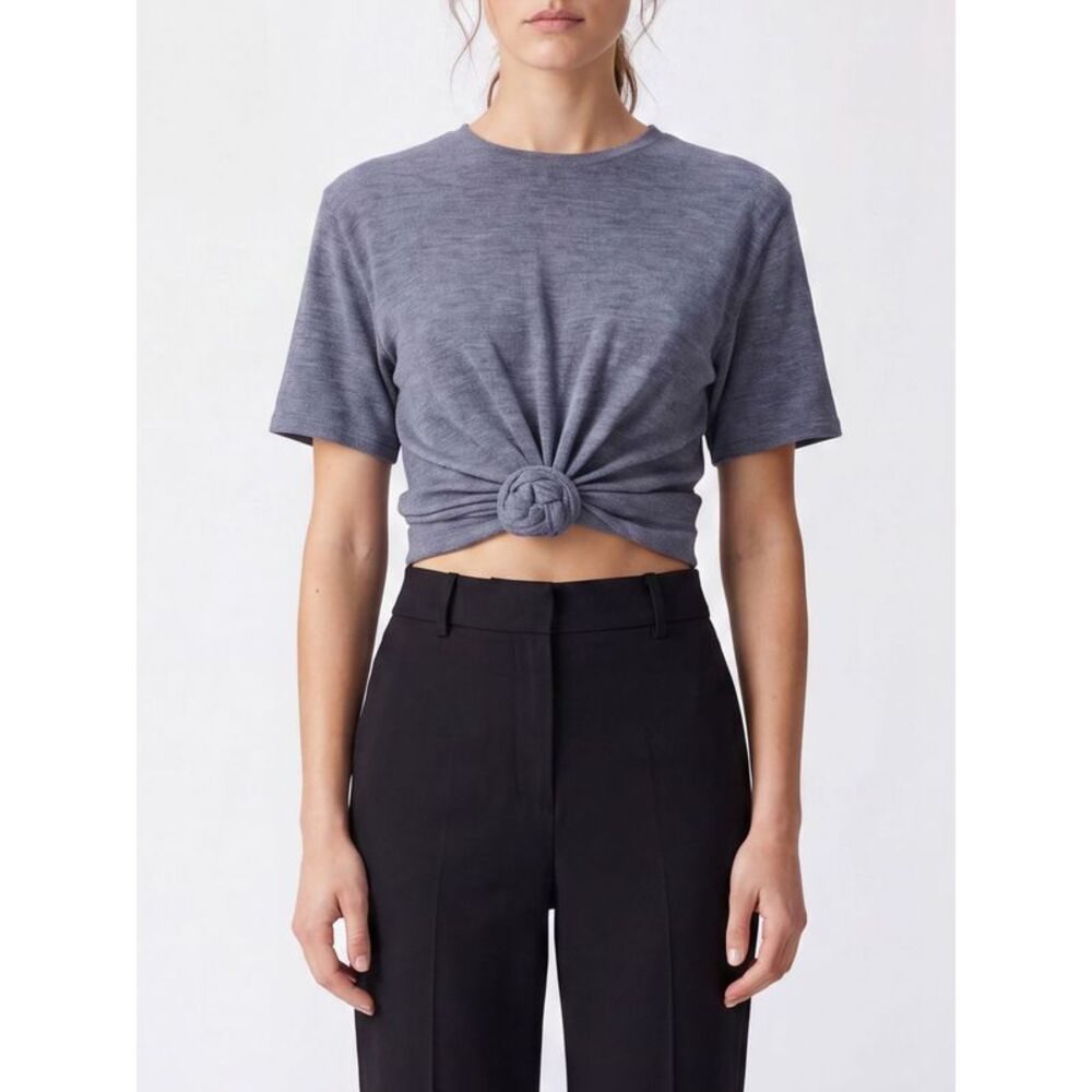 Magda Butrym T-Shirt Woman Grey